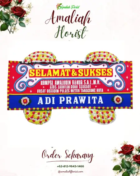 Papan Bunga Ucapan Selamat Sukarame Ii